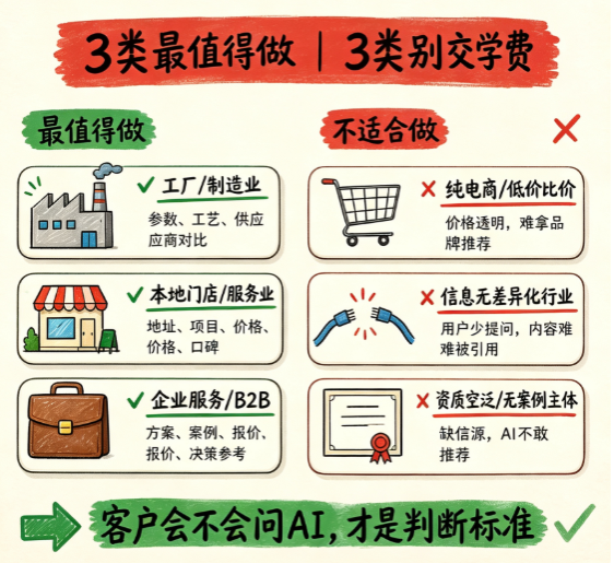 哪些行业适合布局GEO?别盲目入局,这几类行业要分清